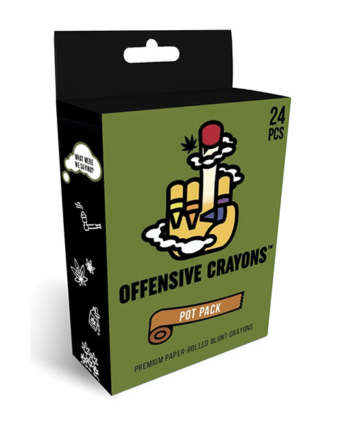Wood Rocket Offensive Crayons Pot Pack by Wood Rocket