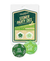 Wood Rocket Stoner Party Dice Game - Green by Wood Rocket