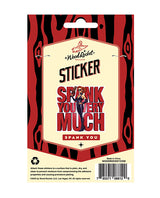 Spank You Very Much Sticker by Wood Rocket