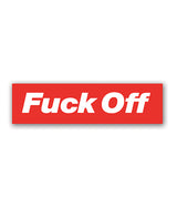 Fuck Off Sticker by Wood Rocket