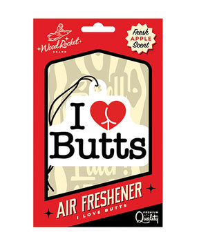 Wood Rocket I Love Butts Air Freshener - Apple by Wood Rocket