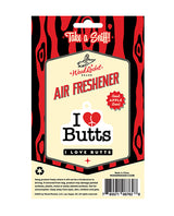 Wood Rocket I Love Butts Air Freshener - Apple by Wood Rocket