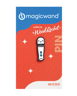 Wood Rocket Magic Wand Kawaii Micro Pin by Wood Rocket