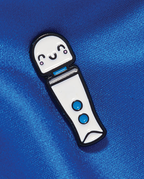 Wood Rocket Magic Wand Kawaii Micro Pin by Wood Rocket