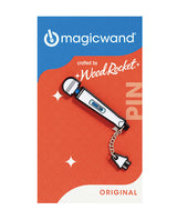 Wood Rocket Magic Wand Original Pin w/Chain by Wood Rocket