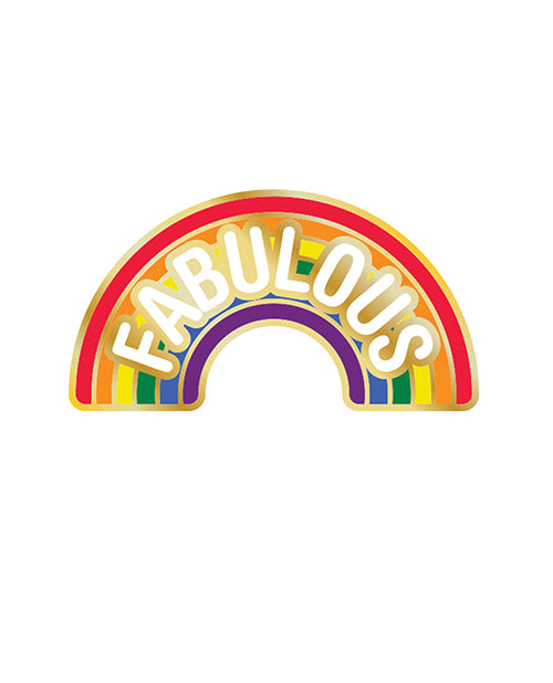 Wood Rocket Fabulous Enamel Pin by Wood Rocket