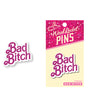 Wood Rocket Bad Bitch Enamel Pin by Wood Rocket