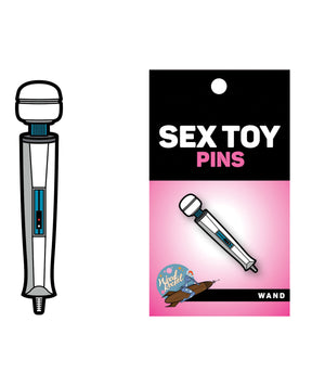 Wood Rocket Sex Toy Wand Pin - White by Wood Rocket