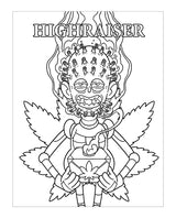Wood Rocket Killer Buds Adult Coloring Book by Wood Rocket