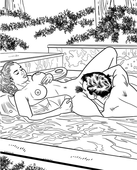Wood Rocket Oral Sex Coloring Book — 24 Pages