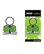 Wood Rocket Weed Best Buds Keychain - Green by Wood Rocket