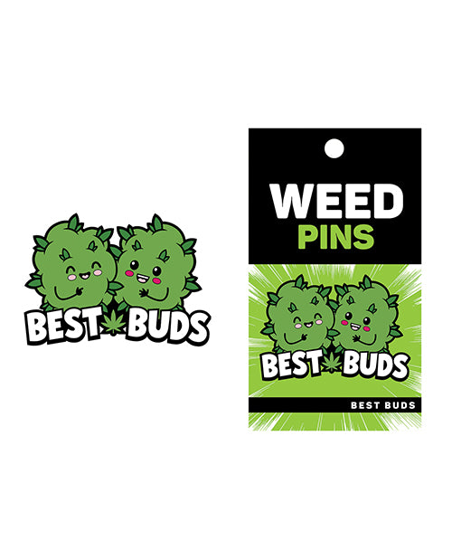 Wood Rocket Weed Best Buds Pin - Green by Wood Rocket
