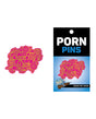 Wood Rocket Porn Suck My Dick Pin - Pink/Gold by Wood Rocket