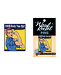 Wood Rocket I Will Fuck You Up! Pin - Multi Color by Wood Rocket