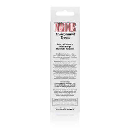 Maximus Enlargement Cream - Packaged by CalExotics