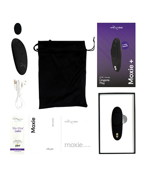 We-Vibe Moxie+ Panty Vibe - Satin Black by We-Vibe
