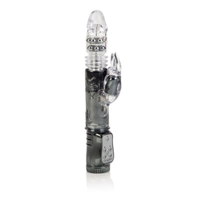 CalExotics Thrusting Orgasm Jack Rabbit Vibrator, Black - SE0661033