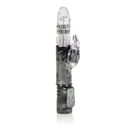 CalExotics Thrusting Orgasm Jack Rabbit Vibrator, Black - SE0661033