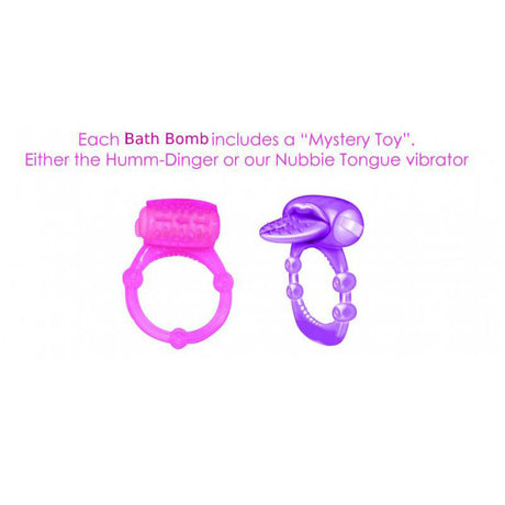 Hott Products Hearts Aflame Erotic Lovers Bath Bomb with Mystery Vibrator - HTP3076