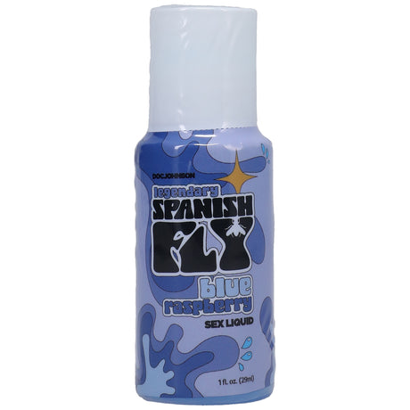 Doc Johnson Spanish Fly Sex Drops — Blue Raspberry, 1 oz - DJ1308-32-BX