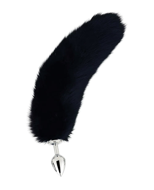 Fox Tail Medium Plug - Black by Pinkelephant