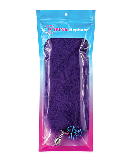 Fox Tail Small Plug - Bright Purple by Pinkelephant