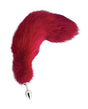 Fox Tail Small Plug - Cherry Red by Pinkelephant