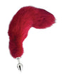 Fox Tail Medium Plug - Cherry Red by Pinkelephant