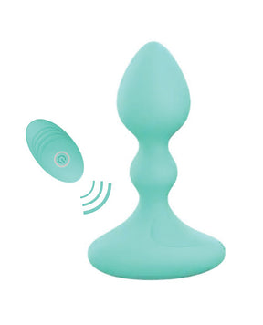 Pink Elephant Lil Rumble Rechargeable Vibe w/Remote - Aqua by Pinkelephant