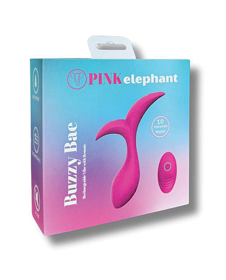 Pinkelephant Buzzy Bae Rechargeable Anal Vibe with Remote — Pink