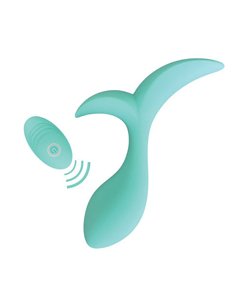 Pink Elephant Buzzy Bae Rechargeable Vibe w/Remote - Aqua by Pinkelephant