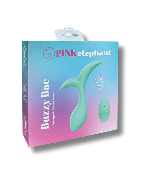 Pink Elephant Buzzy Bae Rechargeable Vibe w/Remote - Aqua by Pinkelephant