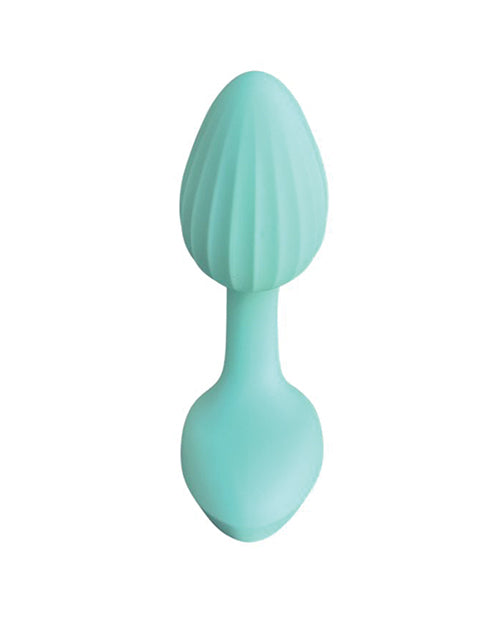 Pinkelephant Dreamer Rechargeable Anal Vibe with Remote — Aqua