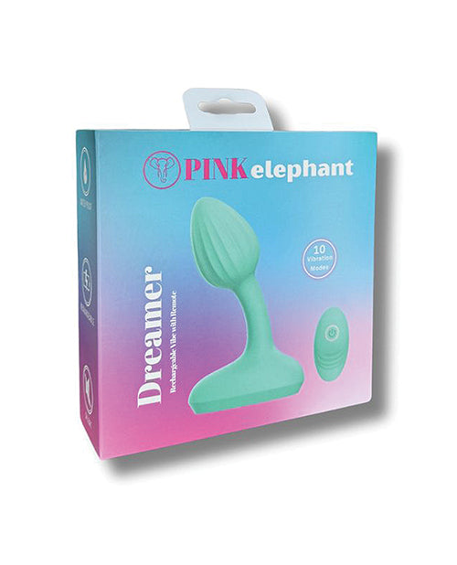 Pink Elephant Dreamer Rechargeable Vibe w/Remote - Aqua by Pinkelephant