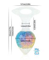 Luxe Prism Medium Plug - Rainbow by Pinkelephant