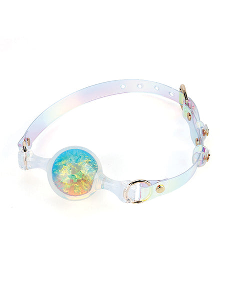 Luxe Prism Large Ball Gag - Rainbow by Pinkelephant
