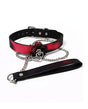Heat Tease Flower Collar - Black/Pink by Pinkelephant