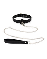 Heat Tease Flower Collar - Black/Pink by Pinkelephant