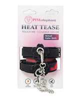 Heat Tease Flower Cuffs - Black/Pink by Pinkelephant