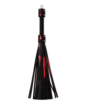 Heat Tease Flogger - Black/Pink by Pinkelephant