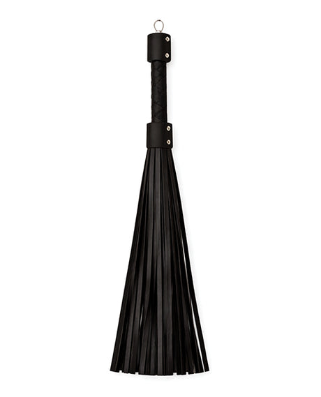 Heat Tease Flogger - Black/Pink by Pinkelephant