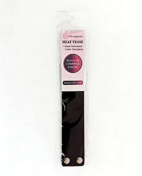 Pinkelephant Heat-Reactive PU Leather Cuff Bracelet — 9 in x 1.5 in