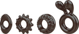 Evolved Novelties Ring My Bell 4-Pack Cock Ring Set - ZE-CR-4388-2