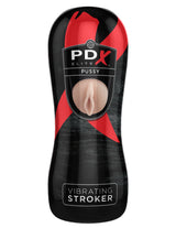 Pipedream PDX Elite Vibrating Stroker Sleeve, 6.5 in - PDRD521