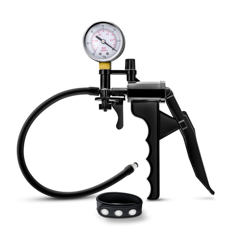 Blush Performance Gauge Pump Pistol with Silicone Tubing & Strap, Black - BL-09101