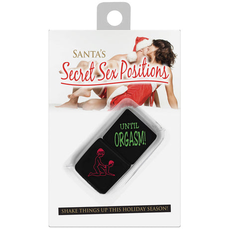 Kheper Games Santa's Secret Sex Positions Dice — 2 Dice, Red & Green - KG-XM039