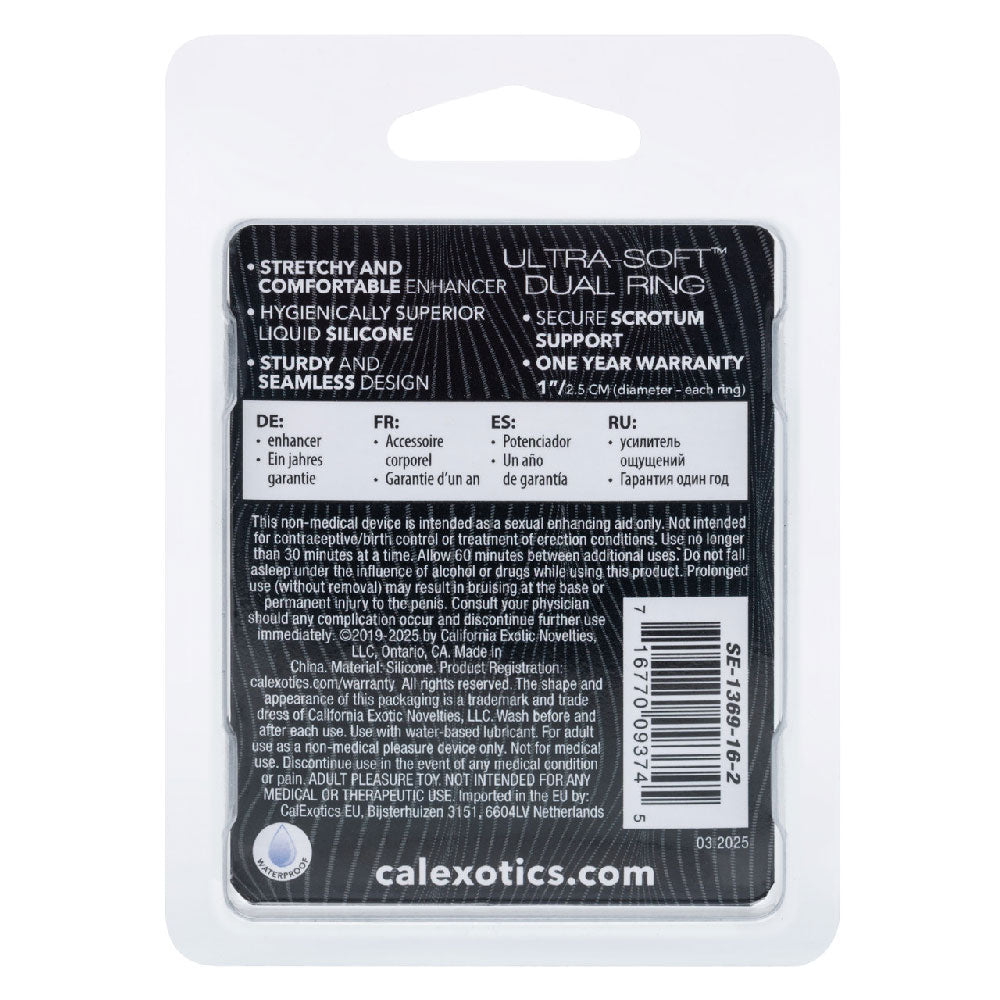 CalExotics Ultra-Soft Dual Ring — Stretchy Dual Enhancer - SE1369162