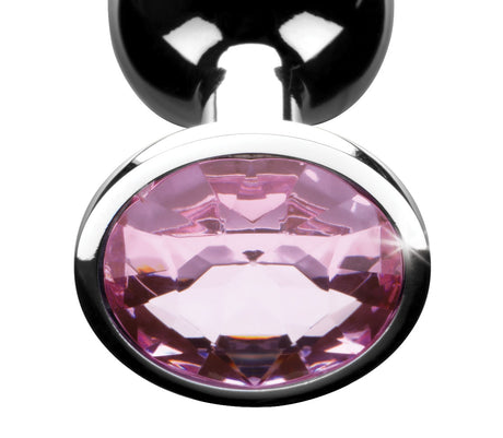 XR Brands Pink Gem Anal Plug — Small - BTYS-AF631-SMALL