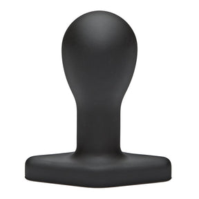 Doc Johnson Hitch Anal Plug — Black, 4.25in x 2in - DJ3200-12-BX