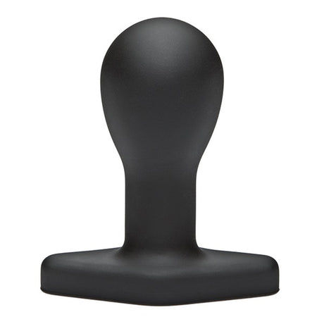 Doc Johnson Hitch Anal Plug — Black, 4.25in x 2in - DJ3200-12-BX